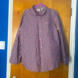 Dockers plaid button up shirt